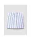 LARANJINHA SHORT WHITE/BLUE STRIPES