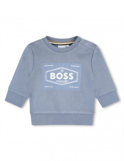 BOSS SWEATER BLAUW