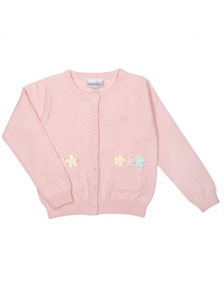 NATINI CARDIGAN FLOWER PINK