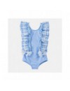 NATINI SWIMSUIT VICHY BLUE/WHITE