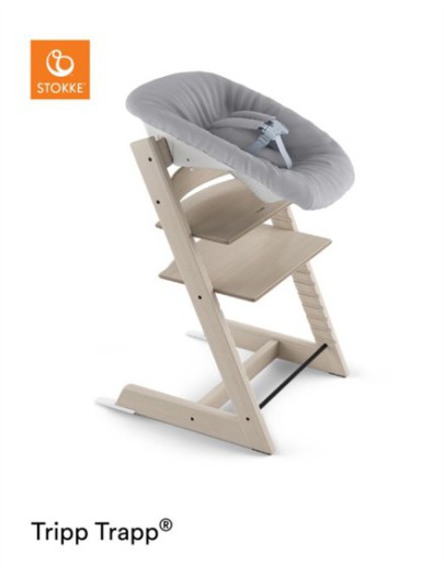 STOKKE TRIPP TRAPP NEWBORN SET MET SPEELGOEDHANGER GRIJS