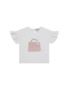 JO MILANO T-SHIRT WHITE APRICOT