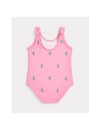 RALPH LAUREN SWITSUIT PINK/GREEN