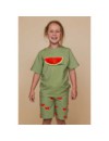 SNURK WATERMELON T-SHIRT EN SHORT SET KINDEREN