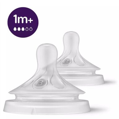 AVENT NATURAL 3.0 ZUIGSPENEN 1M+ T3 - WIT