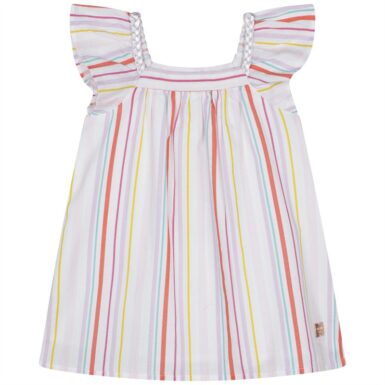 CARREMENT BEAU KLEEDJE MULTICOLOR - ROZE
