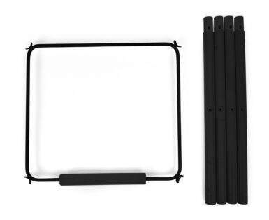 CHILDHOME EVOLU 2 EXTRA SET LANGE POTEN ZWART+ VOETSTEUN