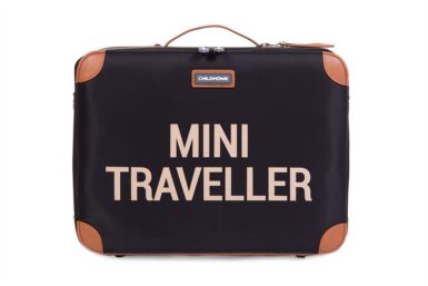 CHILDHOME MINI TRAVELLER VALIESJE ZWART/ GOUD