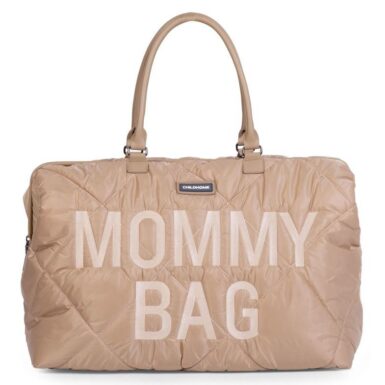 CHILDHOME MOMMY BAG GEWATTEERD BEIGE
