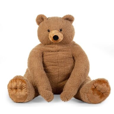 CHILDHOME TEDDY BEER ZITTEND 76 CM - BRUIN