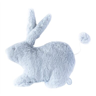DIMPEL EMMA MUZIKAAL KONIJN 42CM BLAUW