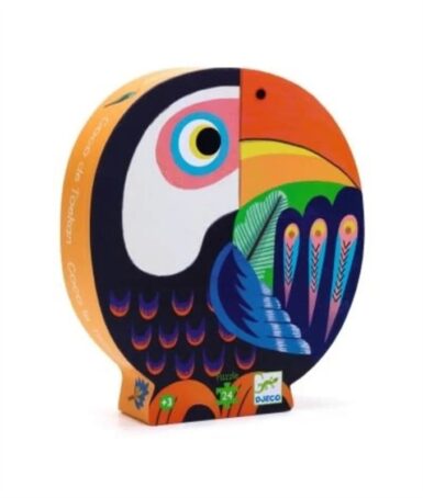 DJECO PUZZEL COCO DE TOUCAN-24 STUKKEN - GEEL