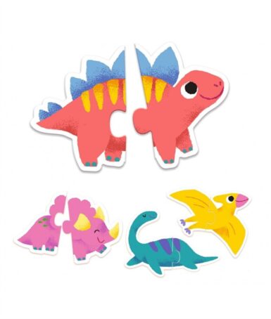 DJECO PUZZEL DUO DINOS