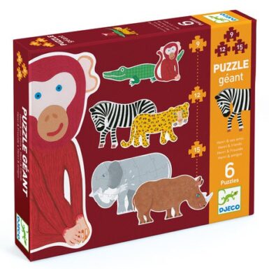 DJECO PUZZEL HENRI EN ZIJN VRIENDEN - BORDEAUX