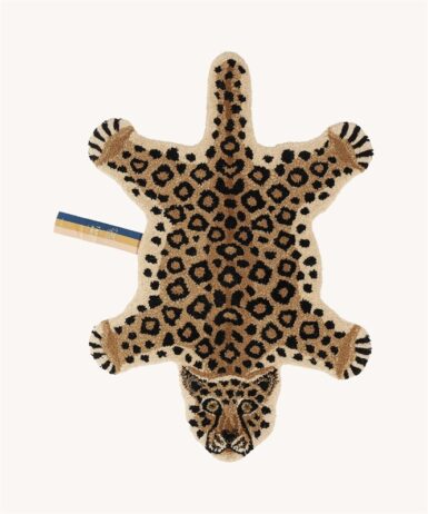 DOING GOODS LUIPAARD SMALL TAPIJT - BEIGE
