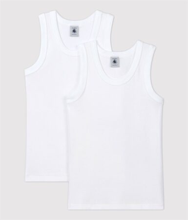 HEMDJE ZM 3J WIT 2ST PETIT BATEAU