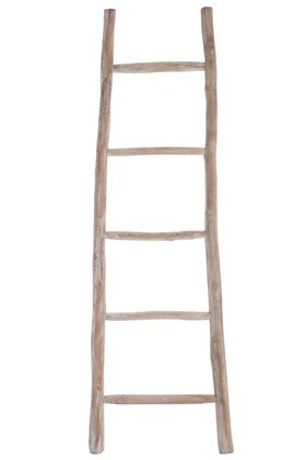 J-LINE LADDER TEAK NATURAL 158CM - NATUREL