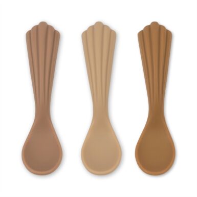 KONGES SLOJD LEPELS 3 PACK SILICONE - BRUIN