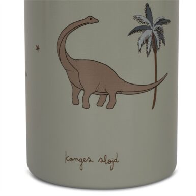 KONGES SLOJD THERMOSFLES DINO - BLAUW