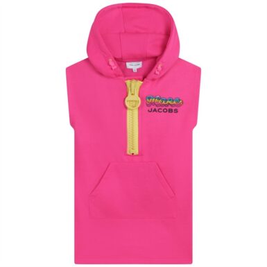 MARC JACOBS KLEEDJE MET KAP FUSHIA - ROZE