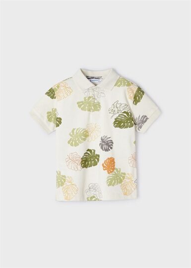 MAYORAL POLO LEAFS - ECRU