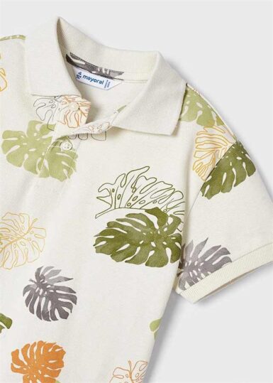 MAYORAL POLO LEAFS - ECRU