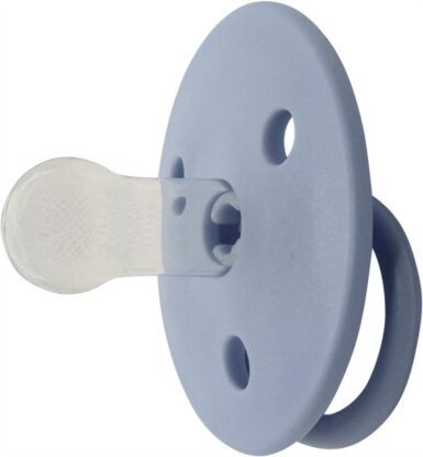 MININOR FOPSPEEN ROND SILICONE 0M BLAU - BLAUW