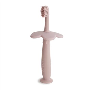 MUSHIE TRAINING TOOTHBRUSH FLOWER BLUSH - ROZE