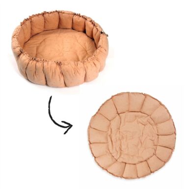 PLAY & GO BLOOM FLEURI ORGANIC BABYMAT - ORANJE