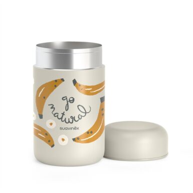 SUAVINEX GO NATURAL-FOOD JAR GIRL - ROZE