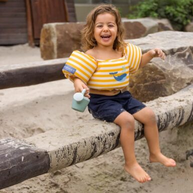 SWIM ESSENTIALS PUDDLE JUMPER WALVIS 2-6 JAAR - GEEL