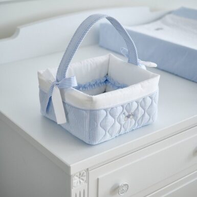 THEOPHILE EN PATACHOU CLASSIC CAR VERZORGINGSMAND - GEWATTEERD - BLAUW