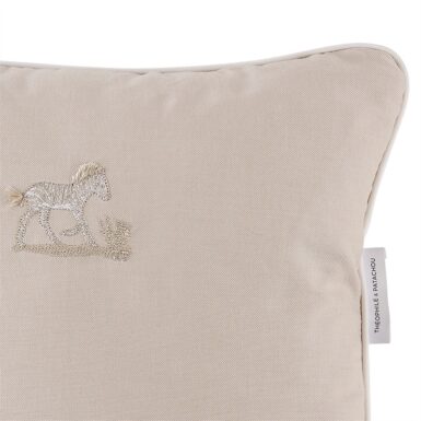 THEOPHILE & PATACHOU SAFARI KUSSEN GEBORDUURD BEIGE