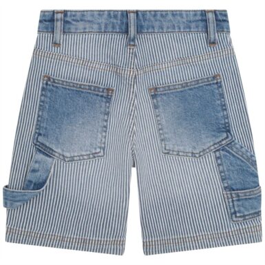 THE MARC JACOBS SHORT JEANS STREPEN - BLAUW