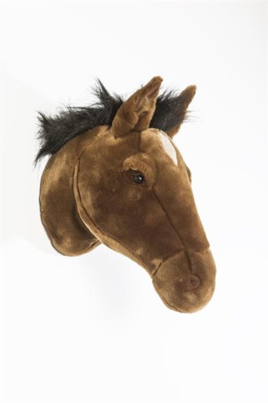 WILD AND SOFT DIERENHOOFD PAARD DONKERBRUIN SCARLETT