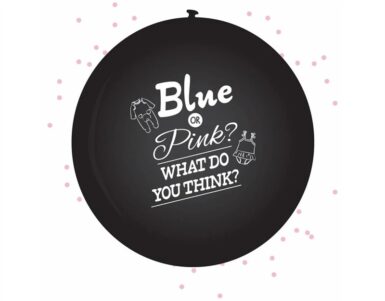 XL BALLON 60CM GENDER REVEAL MEISJE - ROZE