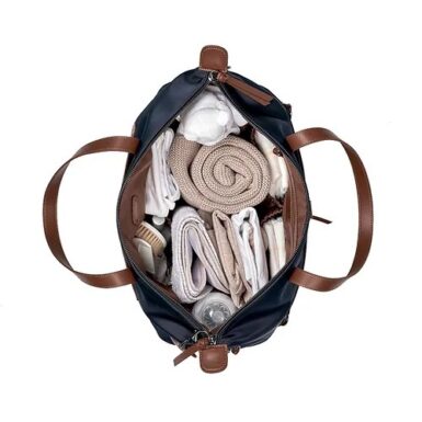 FIRST MARINEBLAUWE LUIERTAS VAN LEER EN NYLON