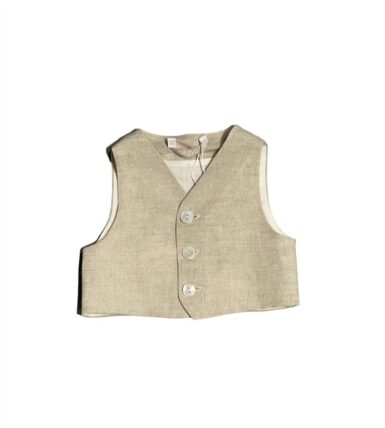 AMAYA GILET LINNEN BEIGE