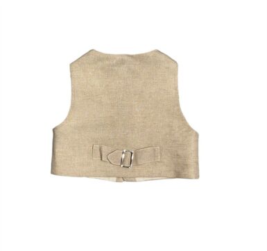 AMAYA GILET LINNEN BEIGE