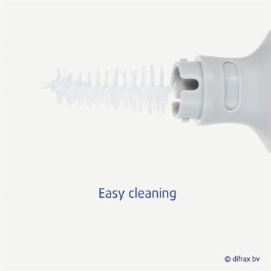 DIFRAX FLESBORSTEL 2 IN 1 - WIT