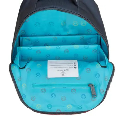 JEUNE PREMIER ORGANISER RUGZAK BOBBIE SMILEY BLUE - BLAUW