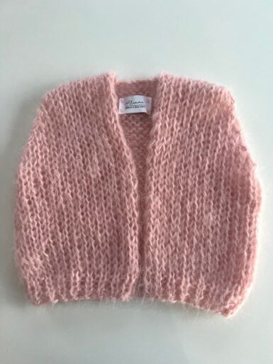 ARIANE KNITWEAR GILET ROZE