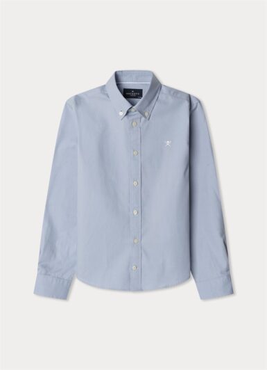 HACKETT SHIRT BLUE - BLAUW