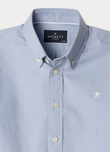 HACKETT SHIRT BLUE - BLAUW