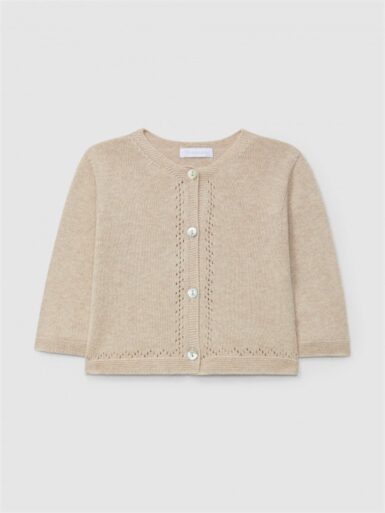 LARANJINHA CARDIGAN SAND - BEIGE