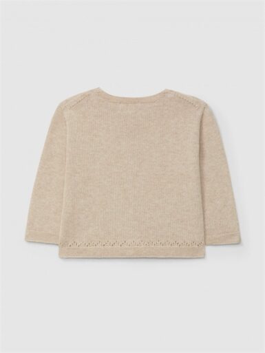 LARANJINHA CARDIGAN SAND - BEIGE