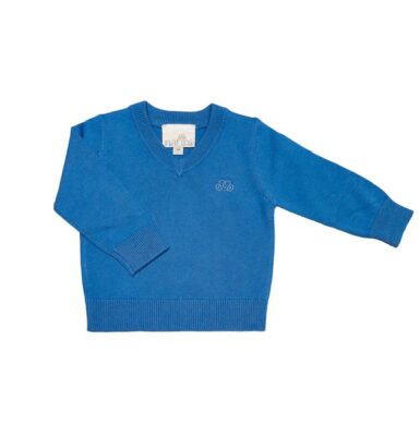 NATINI V-PULL AZUL BLUE - BLAUW