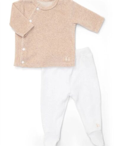 POETREE PAKJE 2 DELIG VELOURS CAMEL - BEIGE