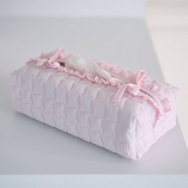 THEOPHILE & PATACHOU PINK GARDEN PARTY HOES VOOR KLEENEXDOOS - ROZE