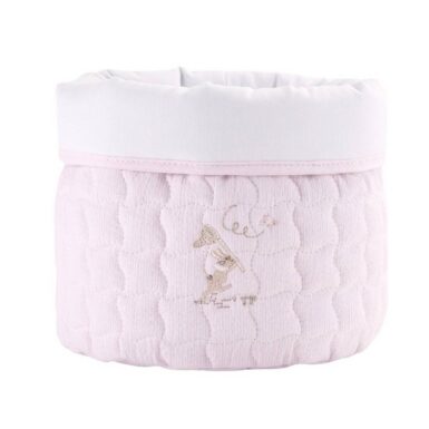 THEOPHILE & PATACHOU PINK GARDEN PARTY VERZORGINGSMAND ROND - ROZE